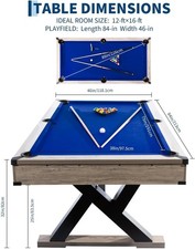 GRAVEE 7FT Billiard Table Professional 84