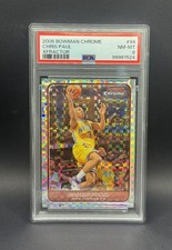 2006-07 Bowman Chrome Chris Paul #94 X-Fractor /150 PSA 8 - POP 5, only 4 higher picture