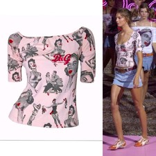 Vintage Y2k Rare D&G SS 2004 Runway Pinup Top S Archive Collector picture