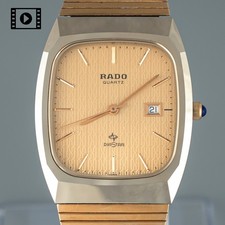 Rado DIASTAR 129.9513.3 [US Stock] Vintage Mens Quartz Watch Swiss Gold *Exc+5 picture