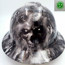 Hard Hat custom hydro dipped , OSHA approved FULL BRIM,HELL HAVE NO MERCY HADES picture