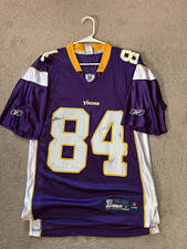 Reebok Randy Moss #84 Minnesota Vikings NFL Jersey Men's Size S Purple picture