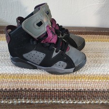 Preowned OG All Air Jordan 6 Bordeaux Men's Sneakers size 11 kids picture