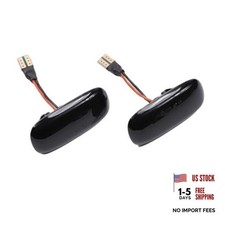 Led Dynamic Side Marker Turn Signal Light Sequential Blinker Light For A black picture