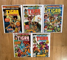 Marvel Chillers #3-7  1976 Beautiful Set Of Books (All High Grade) picture