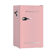 Frigidaire EFR376-C-PINK 3.2-Cu.ft. 65-Watt Retro Bar Refrigerator with Side Bot picture