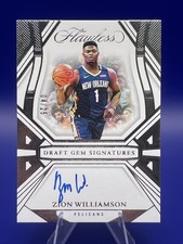 2023-24 Panini Flawless Zion Williamson Draft Gem Signatures Auto #/25 DGS-ZWL picture