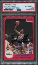 GUS WILLIAMS signed autographed 1984-85 STAR CO. CARD PSA/DNA  VERY RARE picture