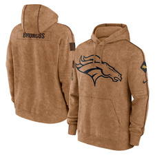 Men's 2023 Brown Salute To Service Pullover Hoodie picture