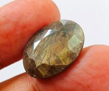 21.50 Cts Natural Golden African Sapphire Oval Cut Shape Loose Gemstone D55-1 picture