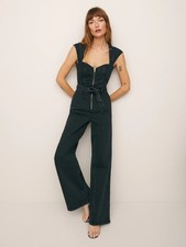 Calypso Wide Leg Denim Jumpsuit picture