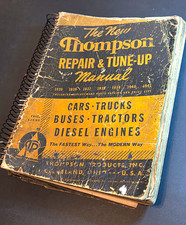 Vintage Thompson Repair & Tune-Up Manual For Vehicles 1935 to 1941. picture