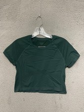 Athleta Womens Compression Top Size Medium Green Short Sleeve Adult picture