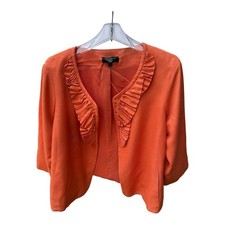 Talbots Orange Jacket-Size 12W picture