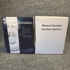 Vtg NOB Programmable Musical Doorbell + Extra Auxiliary Speaker picture