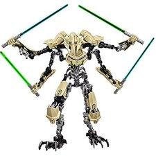 32cm Star General Grievous Action Figure with Lightsaber Building Blocks Toy picture