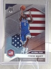 2020-21 Panini Mosaic - National Pride Tyrese Maxey #259 Silver Prizm (RC) picture