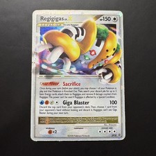 Regigigas LV.X DP30 Diamond and Pearl Holo HP/DMG picture