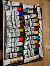 oil paint lot, barely used. Tusc and Pine, Williamsburg, Rublev picture