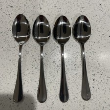 4 Wallace HARTFORD Stainless 18/10 Teaspoons - Never Used - Lot Set picture
