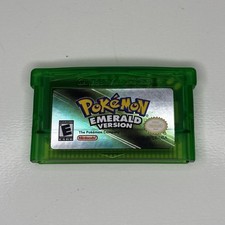Pokemon Emerald Version Cartridge for Game Boy Advance GBA Tested Works & Saves picture