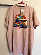 Next Level Next Generation Recycled Men's XL Pink Crew Tee Austin Texas Graphic picture