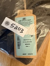 Faherty Dune Utility Pant Large Charcoal Gray picture