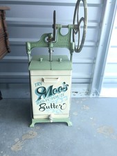 Vintage Dazey Churn & Mfg. Co. Green Metal Butter Churn with brass  picture