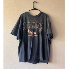 Vintage 2015 Sturgis Motorcycle Rally Black Hills Faded Graphic T Shirt picture