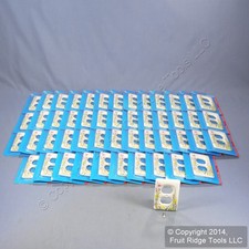 Leviton 89503-WFL Wildflower 1-Gang Duplex Ceramic Standard Wallplate Cover 50pc picture