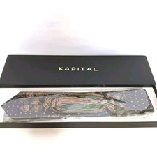 Kapital Silk Twill Mary Tie maria black with BOX NEW From Japan F/S picture