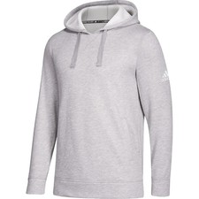 Adidas Mens Fleece Hooded Sweatshirt CG1389 Medium Grey/White picture