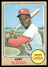 1968 Topps #180 Curt Flood picture