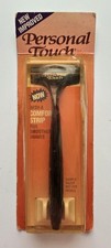 Vintage Personal Touch By Schick Razor Handle W/ 2 Twin Blade Cartridges NOS picture
