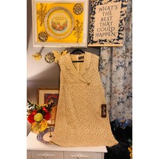 Vintage Brigitte German Designer Dress NWT 🇩🇪 60s/70s Mod Floral Shift L/XL picture