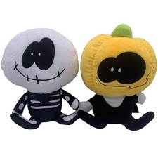 2pcs,Spooky Month Skid and Pump Plush,Best Gifts for Halloween,Christmas,Birt... picture