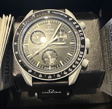 OMEGA x Swatch MoonSwatch Chronograph Tachymeter Quartz 42mm Black Strap picture