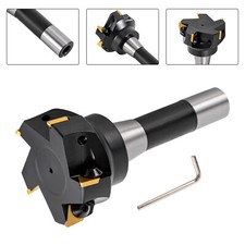 Indexable End Mill 3-inch Cutting Depth R8 Shank Milling Cutter TPCN32PDTR Blade picture