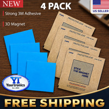NEW 4 PACK Displate Magnetic Mounting Kit 4 Magnet & 4 Protective Adhesive Leaf picture