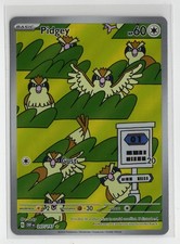 Pidgey Holo Illustration Rare SV03: Obsidian Flames 207/197 NM picture