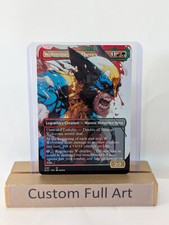 Wolverine, Best There Is Foil Custom sticker on bulk MTG Commander Marvel picture
