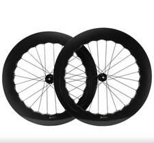 Road Bike 700C Carbon Wheelset 7580 80mm Depth 25mm Width Tubeless Disc Brake picture
