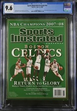 SI June 25 2008 Boston Celtics NBA Champions NEWSSTAND. CGC 9.6 POP 2 RARE... picture