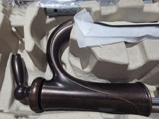 Moen Brantford Oil Rub Bronze One-Handle High Bathroom Faucet 6600ORB MSRP $442 picture