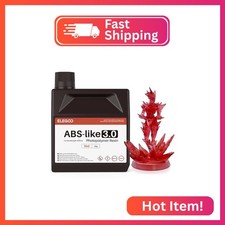 ELEGOO ABS-Like Resin 3.0, Photopolymer Resin Clear Red 2000G picture