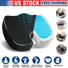 Memory Foam Seat Cushion Office Chair Car Seat Pad Coccyx Tailbone Pain Relief picture