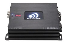 NEW MASSIVE H8004 AMPLIFIER 125 WATTS 4 CHANNEL AMPLIFIER picture