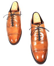 Men's 10 D Alden For Brooks Brothers 55923026 Cap Toe Balmoral Oxfords  VGUC picture