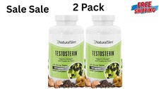 2 Pack NaturalSlim Testosterin Men's Multivitamins Testosterone Booster 180 Caps picture