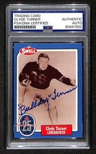 Clyde Turner HOF 1988 Swell Card Autographed/Signed Bears PSA/DNA 210665 picture